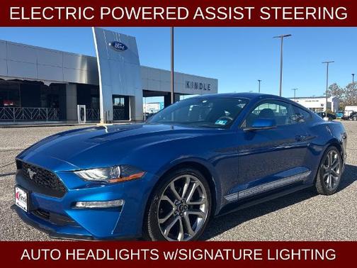 LIGHTNING BLUE METALLIC 2018 Ford Mustang ECOBOOST PREMIUM