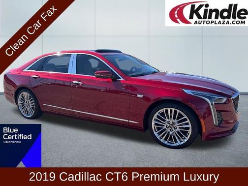 Red 2019 Cadillac CT6 3.6 PREMIUM LUXURY