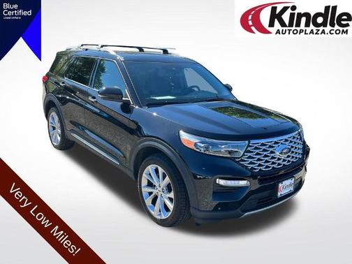 AGATE BLACK METALLIC 2022 Ford Explorer PLATINUM