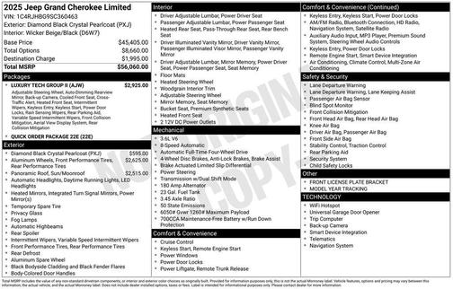 2025 Jeep Grand Cherokee Limited