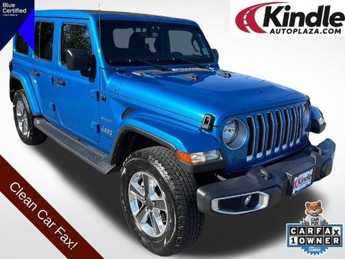 Hydro Blue Pearl 2022 Jeep Wrangler Unlimited SAHARA