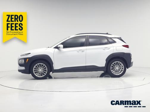 White 2018 Hyundai KONA SEL