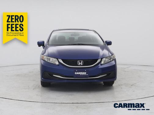 Blue 2015 Honda Civic EX