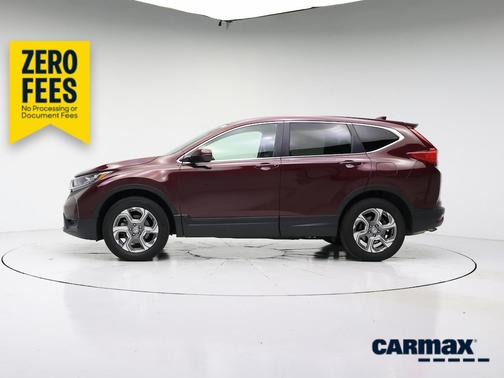 Burgundy 2018 Honda CR-V EX-L