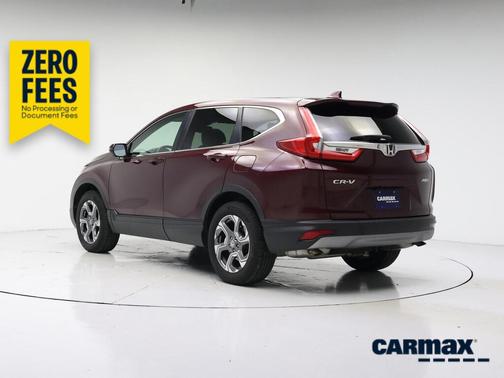 Burgundy 2018 Honda CR-V EX-L