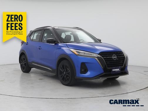 Blue 2023 Nissan Kicks SR
