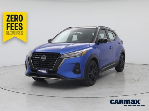 Blue 2023 Nissan Kicks SR