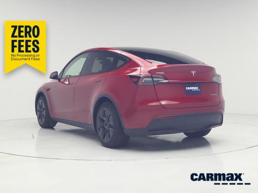 Red 2023 Tesla Model Y Long Range