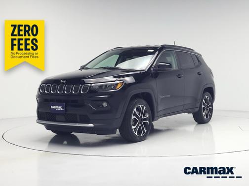 Black 2022 Jeep Compass Limited
