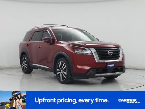 Burgundy 2023 Nissan Pathfinder Platinum