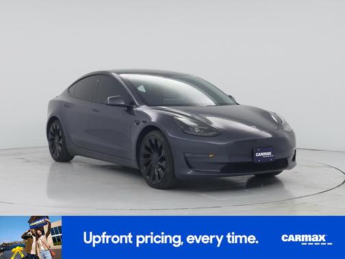 Gray 2023 Tesla Model 3 Performance