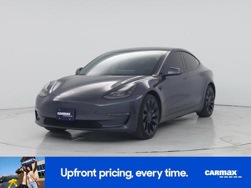 Gray 2023 Tesla Model 3 Performance