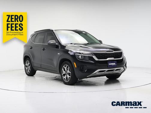Black 2021 Kia Seltos EX