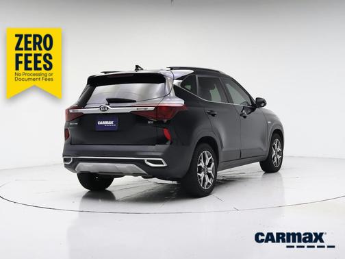 Black 2021 Kia Seltos EX