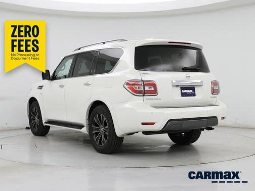 White 2019 Nissan Armada Platinum