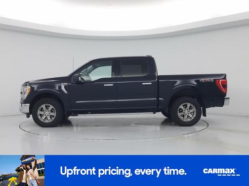 Blue 2021 Ford F-150 XLT