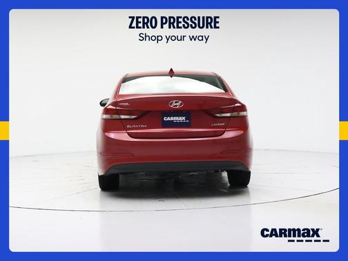 Burgundy 2017 Hyundai ELANTRA Limited