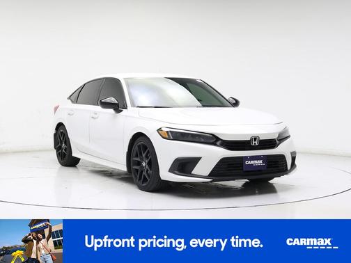 White 2022 Honda Civic Sport