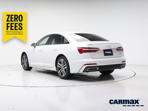 White 2021 Audi A6 Premium Plus