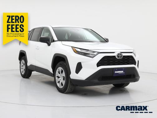 White 2025 Toyota RAV4 LE
