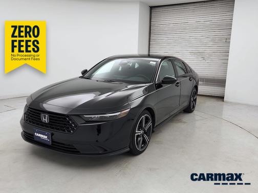 Black 2025 Honda Accord Hybrid Sport