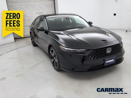 Black 2025 Honda Accord Hybrid Sport
