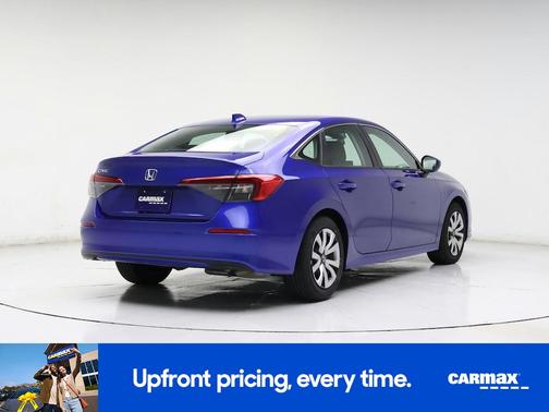 Blue 2024 Honda Civic LX