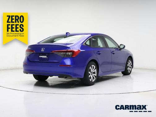 Blue 2024 Honda Civic LX