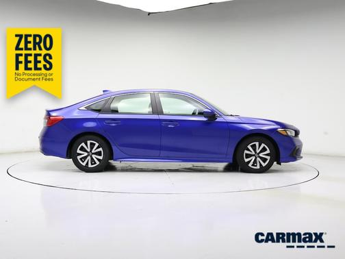 Blue 2024 Honda Civic LX
