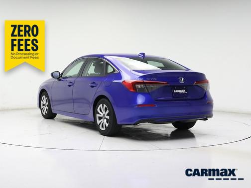Blue 2024 Honda Civic LX