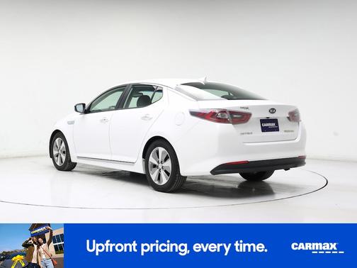 White 2015 Kia Optima Hybrid EX