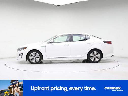 White 2015 Kia Optima Hybrid EX