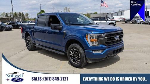 Atlas Blue Metallic 2023 Ford F-150 XLT