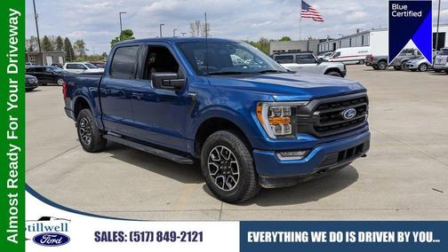 Atlas Blue Metallic 2023 Ford F-150 XLT