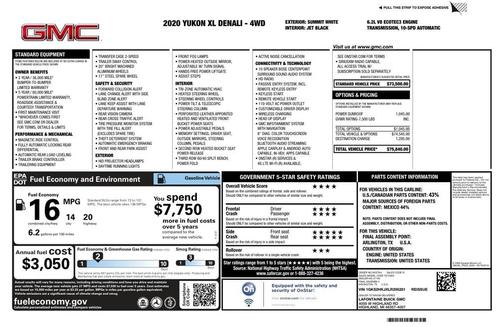 2020 GMC Yukon XL Denali