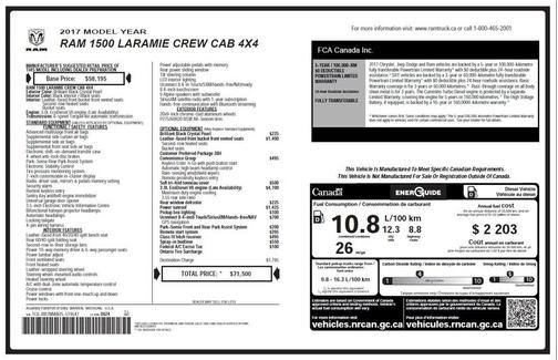 2017 RAM 1500 Laramie