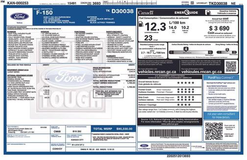 Agate Black Metallic 2026 Ford F-150 Lariat