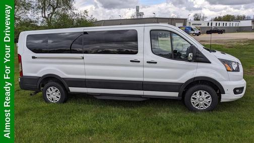 Oxford White 2025 Ford Transit-350 XLT