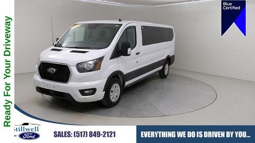 Oxford White 2025 Ford Transit-350 XLT