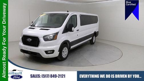 Oxford White 2025 Ford Transit-350 XLT
