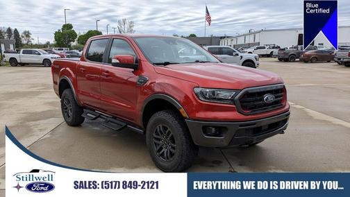 Chili Pepper Red 2022 Ford Ranger Lariat