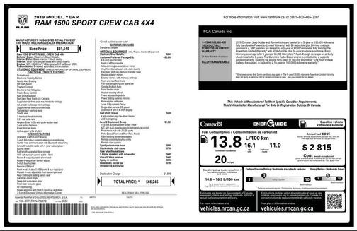 2019 RAM 1500 Rebel