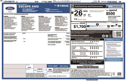 2023 Ford Escape ST-Line Elite