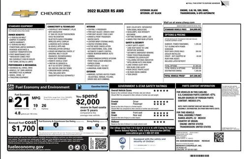 2022 Chevrolet Blazer RS