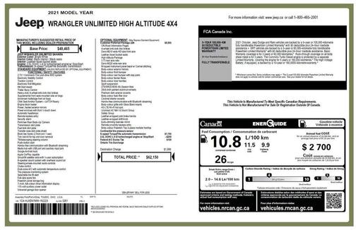 2021 Jeep Wrangler Unlimited Sahara Altitude