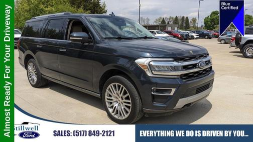 Stone Blue Metallic 2023 Ford Expedition Max Limited