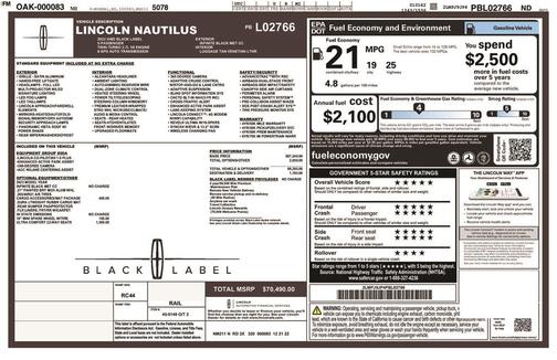 2023 Lincoln Nautilus Black Label