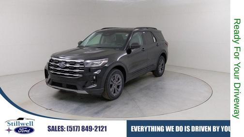Agate Black Metallic 2026 Ford Explorer Active