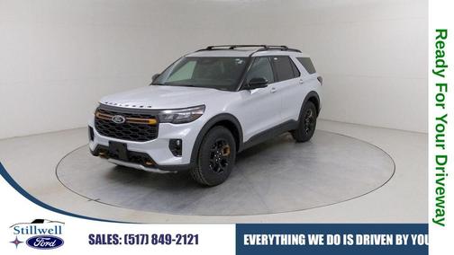 Space White Metallic 2026 Ford Explorer Tremor