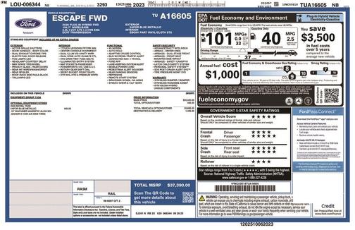 2026 Ford Escape PHEV